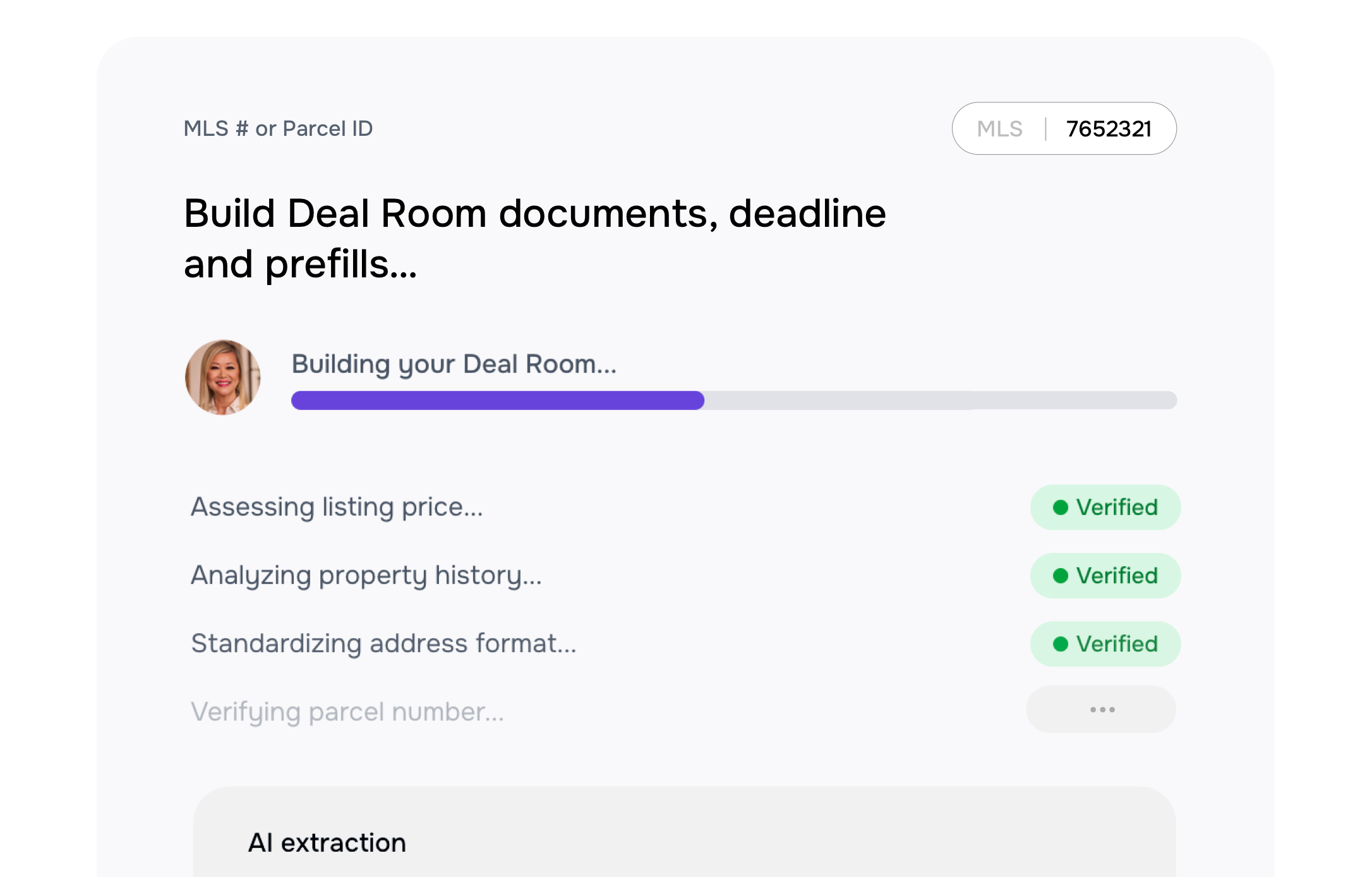 Deal Room builder interface