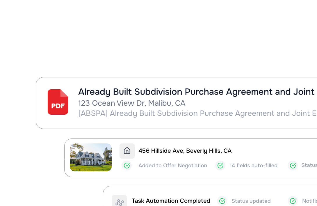 AI document processing workflow